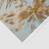 Goud Botanisch Glam Weefsel Papier (Detail)