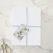 Goud botanische Eucalyptus Elegant Greenery Moss Cadeaulabel (Met Touw)