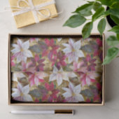 Goud Bourgogne Brons Roze Rood Wit Poinsettia Tissuepapier (Geschenk)