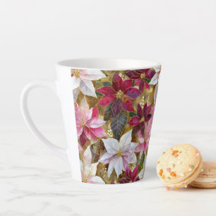 Goud Bourgondië Brons Roze Rood Wit Poinsettia Latte Mok