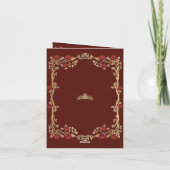 Goud Bourgondië en Goud Quinceañera (Achterkant)