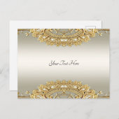 Goud Briefkaart (Voorkant / Achterkant)