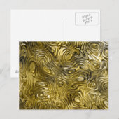 Goud briefkaart (Voorkant / Achterkant)