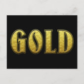 Goud Briefkaart (Voorkant)