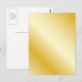 Goud Briefkaart (Voorkant / Achterkant)