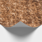 Goud Brons Confetti Glitter Cadeaupapier (Hoek)