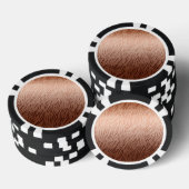 Goud Brons Ombre Tijgerprint Pokerchips (Opstapeling)