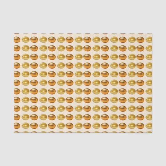Goud & Brons Paasei Tissue Papier (Voorkant)