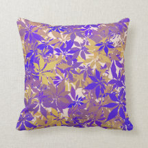 Goud, Bronze en Blauwe kastanjebladeren