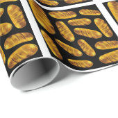 Goud brood patroon cadeaupapier (Rol Hoek)