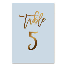 Goud bruinbruistoelnummer kaart