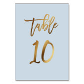 Goud bruinbruistoelnummer kaart (Achterkant)