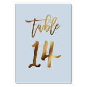 Goud bruinbruistoelnummer kaart (Achterkant)