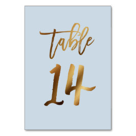 Goud bruinbruistoelnummer kaart