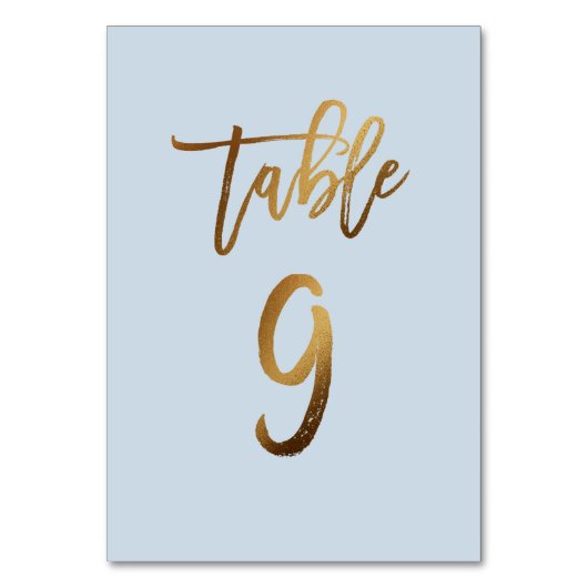 Goud bruinbruistoelnummer kaart (Achterkant)