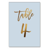 Goud bruinbruistoelnummer kaart (Achterkant)