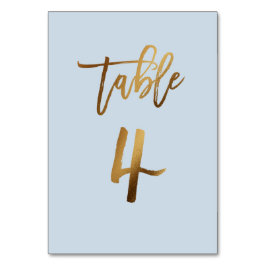 Goud bruinbruistoelnummer kaart