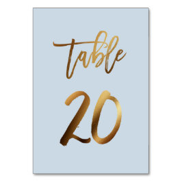 Goud bruinbruistoelnummer kaart