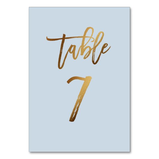 Goud bruinbruistoelnummer kaart (Voorkant)