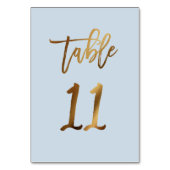 Goud bruinbruistoelnummer kaart (Achterkant)