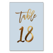 Goud bruinbruistoelnummer kaart (Achterkant)