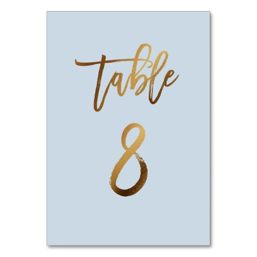 Goud bruinbruistoelnummer kaart (Voorkant)