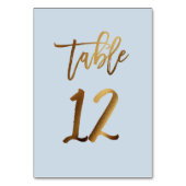 Goud bruinbruistoelnummer kaart (Achterkant)