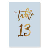 Goud bruinbruistoelnummer kaart (Achterkant)