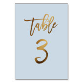 Goud bruinbruistoelnummer kaart (Achterkant)