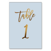 Goud bruinbruistoelnummer kaart (Achterkant)