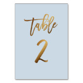 Goud bruinbruistoelnummer kaart (Achterkant)