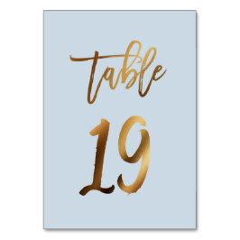 Goud bruinbruistoelnummer kaart