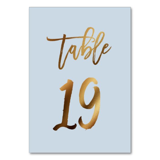 Goud bruinbruistoelnummer kaart (Voorkant)