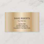 Goud Butcher Vlees Cleaver Vlees & Pluimveemarkt Visitekaartje (Achterkant)