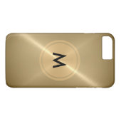 Goud Button en roestvrij staal uit de Bronze Case-Mate iPhone Case (Achterkant (Horizontaal))