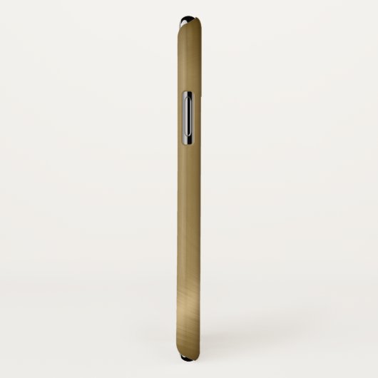 Goud Button en roestvrij staal uit de Bronze Case-Mate iPhone Case (Achterkant / rechts)