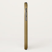 Goud Button en roestvrij staal uit de Bronze Case-Mate iPhone Case (Achterkant/links)