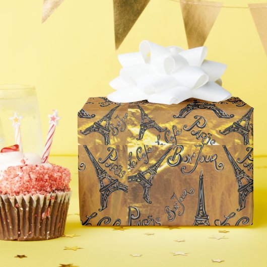 Goud Cadeaupapier (Verjaardagsfeest)