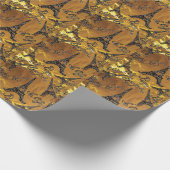Goud Cadeaupapier (Hoek)