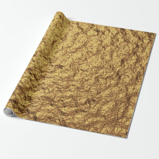 Goud Cadeaupapier (Uitgerold)