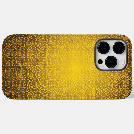 Goud  Case-Mate iPhone case (Achterkant (horizontaal))