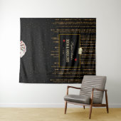 Goud Casino Royale 30e verjaardag Fotobooth Wandkleed (In Situ (horizontaal))