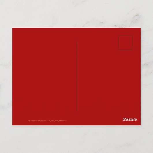 Goud Chinees jaar voor papiersnijden Kies voor kle Briefkaart (Achterkant)