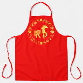Goud Chinees Nieuwjaar 2026 Schort (Voorkant)