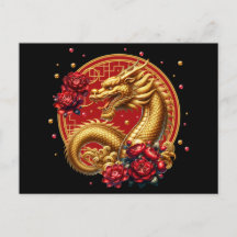 Goud Chinees Nieuwjaar Dragon