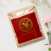 Goud Chinees Papier-gesneden Rat Jaar Kies Kleur K Bedankzakje (Gezegeld)
