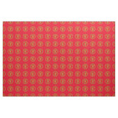 Goud Chinese draak medaillon Stof (Fat Quarter)