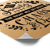 Goud-citaat voor Inspirerend familie Poster (Hoek)