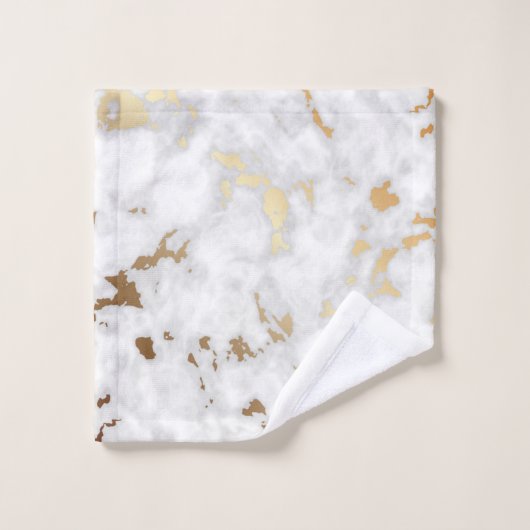 Goud Classy Marmeren steen Royal Bad Handdoek (Wasdoekje)
