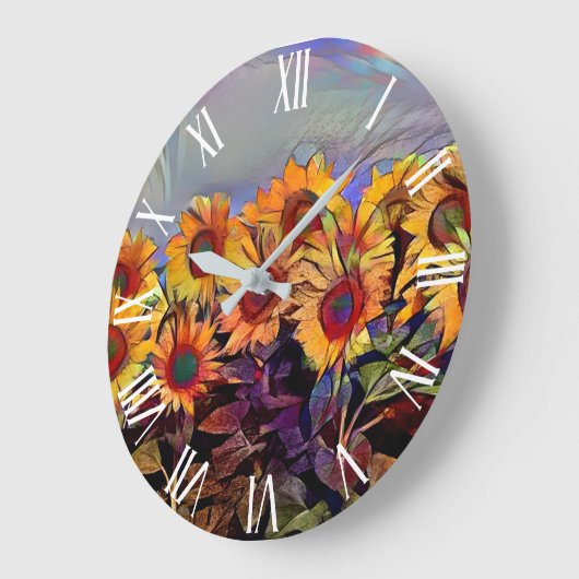 Goud Collectie van zonnebloemen Grote Klok (Hoek)